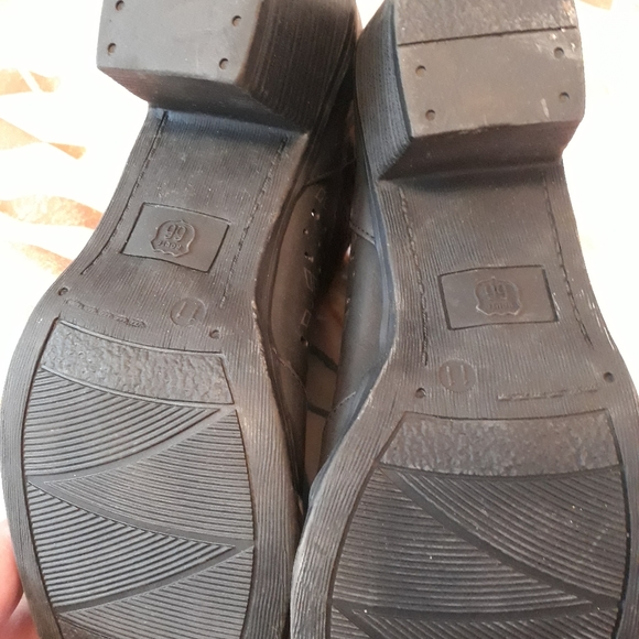 Route66 Perforated Black Heeled Booties - Picture 2 of 7